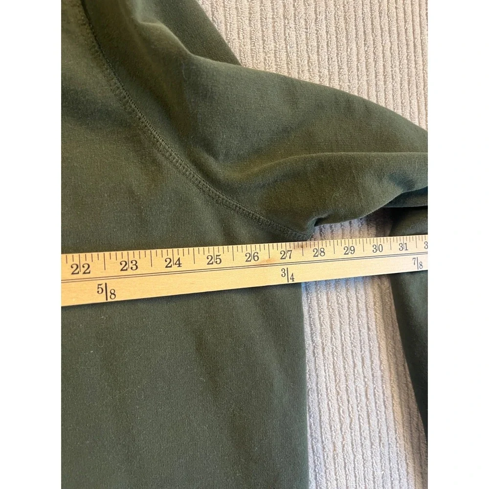 Browning Sweatshirt Fits Mens XXL 2XL Olive Green Quarter Zip Pullover XXXL 3TG